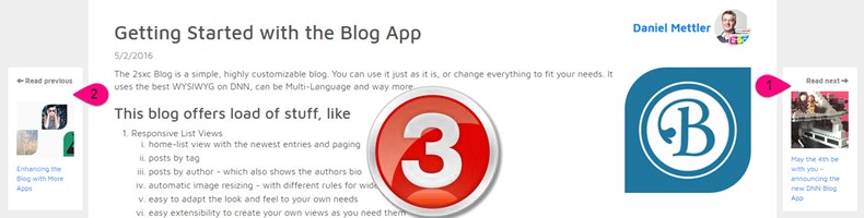 New Blog App 3.0 with Details-Paging, Open-Graph, Share-This and Very-Rich-Content